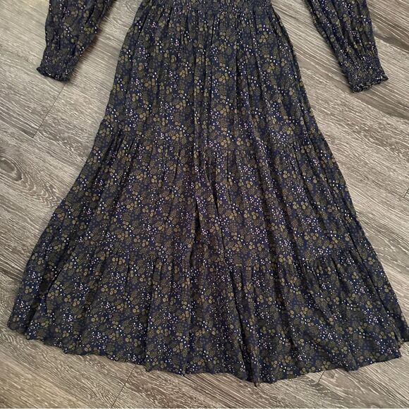 Boden Smocked Tiered Midi Dress - Picture 2 of 8
